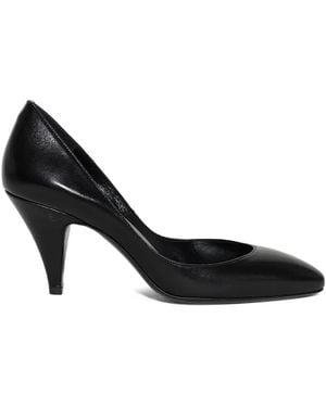 Jude 75Mm Haze Pointed Court Shoes - Black