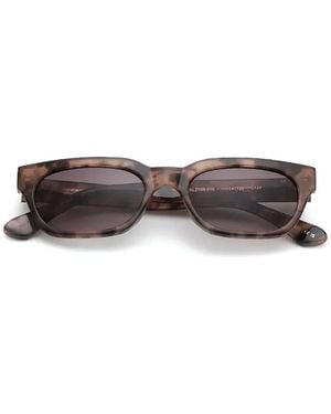 A.Kjærbede Lunettes De Soleil À Monture Carrée Bror - Marron