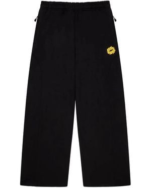 BROKEN PLANET Elastic-Waistband Track Trousers - Blue