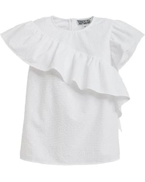 Essentiel Antwerp Joojoo Ruffled Blouse - White