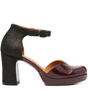 Chie Mihara 80Mm Damaho Ankle-Strap Block-Heel Sandals - Brown