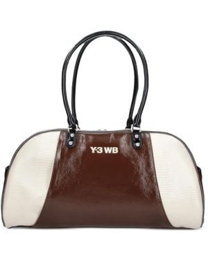 Y-3 X Wales Bonner Leather Panelled Holdall Bag - Black