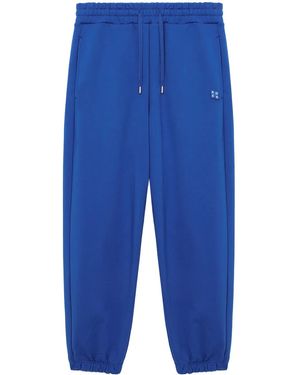 Adererror Logo-Patch Track Pants - Blue