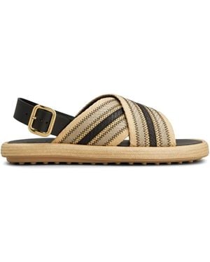 Tod's Zweifarbige Sandalen - Braun