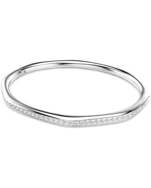 Swarovski Dextera Faceted Crystal-Embellished Bangle - White