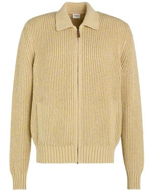 Tod's Cardigan Aus Mouliné-Baumwolle - Natur