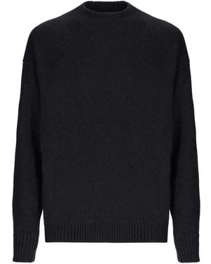 Laneus Pullover Mit Rundem Ausschnitt - Blau