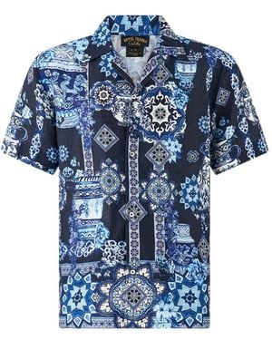 CAMILLA Camicia Cabana Con Stampa - Blu