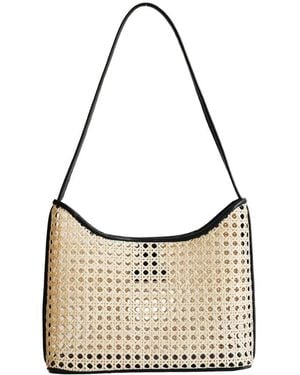 Bembien Marni Rattan Shoulder Bag - White