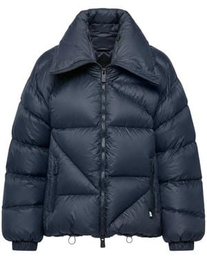 Bacon Double B Quilted Puffer Jacket - Blue