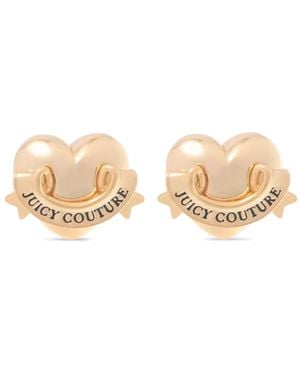 Juicy Couture Pendientes Icon Con Corazón - Neutro