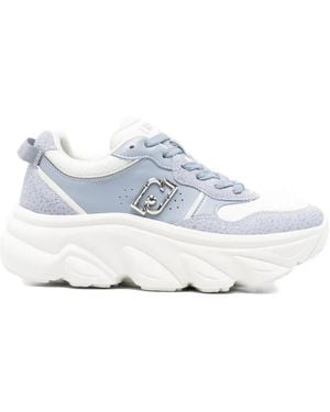 Liu Jo Steffy 01 Logo-Plaque Trainers - White