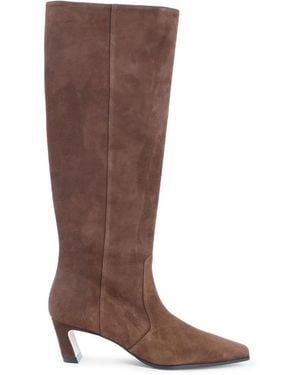 Stuart Weitzman 50Mm Suede Knee-High Boots - Brown