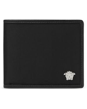 Versace Leather Wallet - ブラック