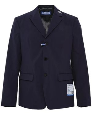 Maison Mihara Yasuhiro Single-Breasted Blazer - Blue