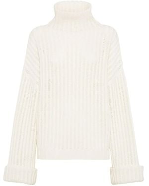 Brunello Cucinelli Roll-neck Sweater - ホワイト