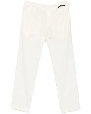 Michael Coal Mc Adam Drawstring-Waistband Trousers - White