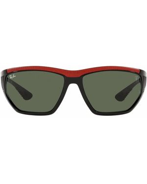 Ray-Ban Occhiali Da Sole Geometrici X Scuderia Ferrari - Verde