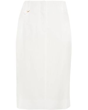 Jacquemus Midi Skirt - White