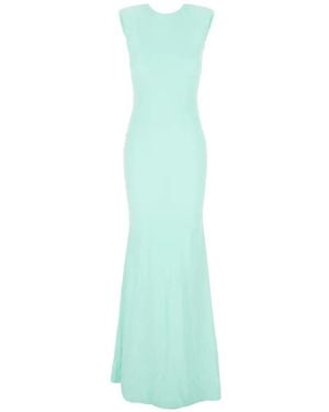 Danamé Embellished Open-Back Dress - Green