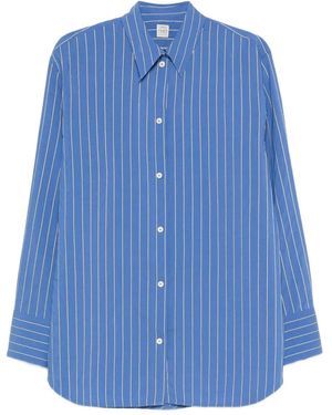 TOTEME Stripe-Pattern Shirt - Blue