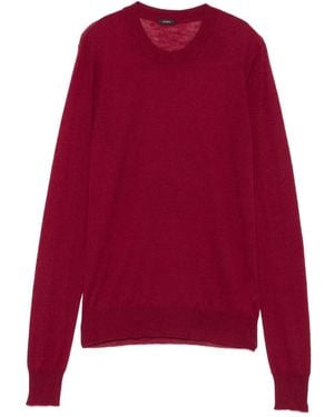 JOSEPH Kaschmirpullover mit Rundhalsausschnitt - Rot