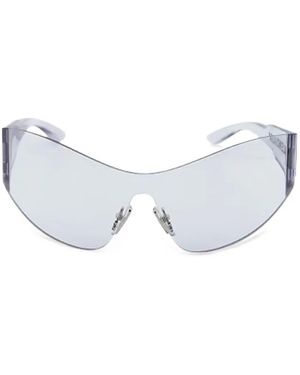 Balenciaga Rimless Sunglasses - White