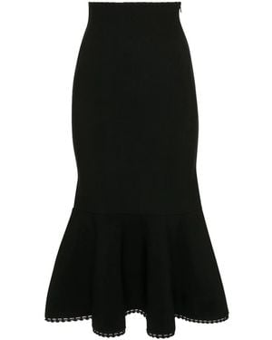 Victoria Beckham Vb Body フレアスカート - ブラック