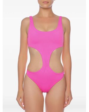 Banana Moon Cut-Out Swimsuit - Pink