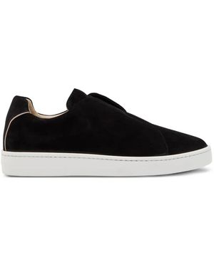 Aurélien Klassische Slip-On-Sneakers - Schwarz