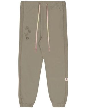 Aape By A Bathing Ape Logo-Embroidered Track Pants - Natural