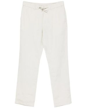 GANT Drawstring-Waist Linen Pants - White