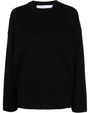 IRO Jersey Con Logo En Intarsia - Negro