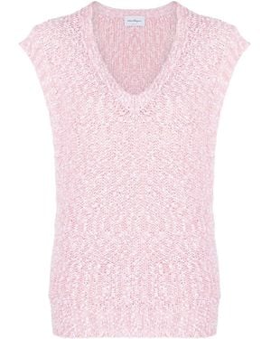 Ferragamo Gestricktes Oberteil - Pink