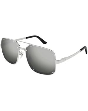 Cartier Getönte Pilotenbrille - Schwarz