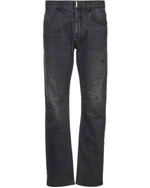 Givenchy Jeans Con Design A Cinque Tasche - Grigio