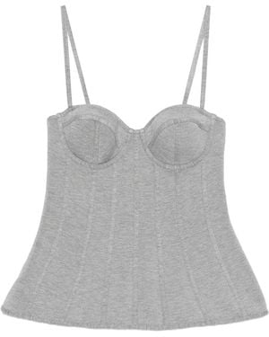 GIUSEPPE DI MORABITO Structured Top - Grey