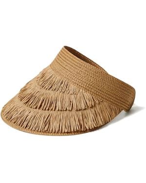 Twinset Sombrero con visera con flecos - Neutro