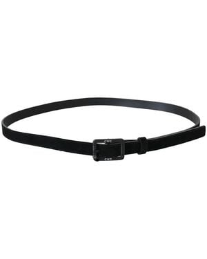 CoSTUME NATIONAL Leather Belt - White