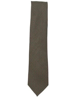 Errico Formicola Patterned Tie in White for Men | Lyst