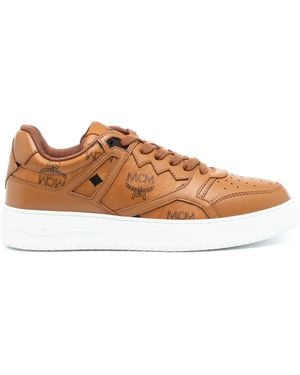 MCM Neo Terrain Lo Canvas-Sneakers - Braun