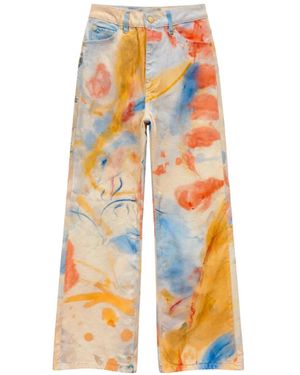 Ulla Johnson Jean Willow À Boutonnière - White