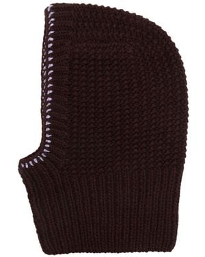 YMC Knitted Balaclava - Brown