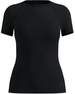 Odlo X-Light Base Layer Raglan-Sleeve Perforated-Panel T-Shirt - Black