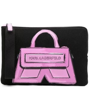 Karl Lagerfeld Icon K Handtasche - Lila
