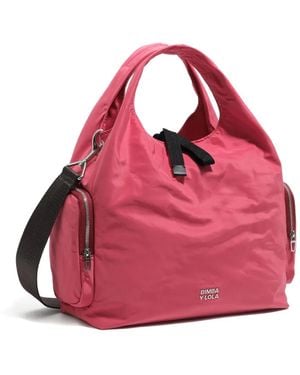 Bimba Y Lola Pocket Paper Bag - Pink
