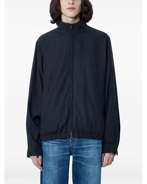 Our Legacy High-Neck Zi-Up Jacket - Blue