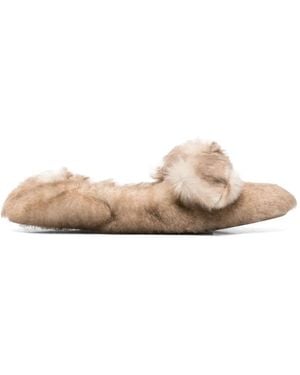 Zimmermann Bailarinas De Piel De Borrego - Neutro