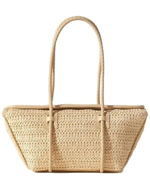 Hereu Bolso Shopper Tejido - Neutro