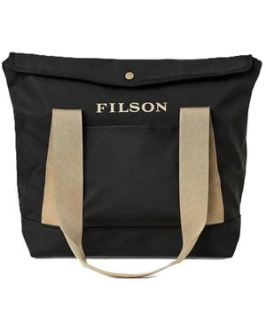 Filson Sac À Main À Logo Imprimé - Noir
